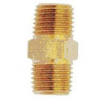 Milton 1/4^ Hex Nipple 2pc