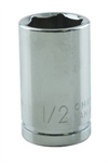 Socket Short 3/8 Drive 1/2in