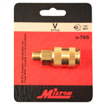 Milton V Style Hi-Flo 1/4^ Coupler male