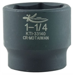 Socket 1/2 Dr Short Imp 1-1/4