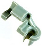 Green Nylon LH Door Lock Rod Clips 50pc.