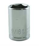 Socket Short 3/8 Drive 9/16in