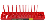 1/4in Dr SAE Socket Holder; Red