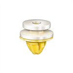 Land Rover White & Yellow Moulding Clips 25pc.