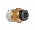 Straight Male Connector 1/4^ Tube X 1/4^ NPT (2)