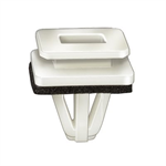 Honda White Nylon Moulding Clip w/ Sealer 25pc