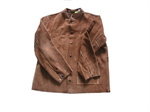 Brown Leather Welding Jacket - Large