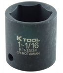Socket 1/2 Dr Short Imp 1-1/16
