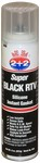 2+2 Black Low Volatile Silicone, Aerosol, 8 oz