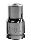 Socket Short 3/8 Drive 3/8in