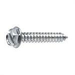 12 X 1 1/4 SLOTTED HEX WASHER HEAD TAP SCREW ZINC